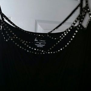 Black Camisole w/Jewels